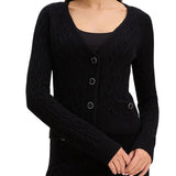 Cardigan con botton Isabelle nero