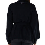 Cardigan Matilda belted nero