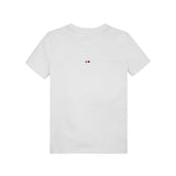 T-shirt teen stampa logo frontale bianco