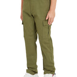 Pantalone kids cargo utility verde