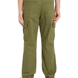 Pantalone kids cargo utility verde