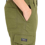 Pantalone kids cargo utility verde