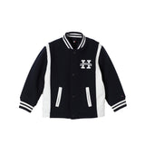 Giubbino Kids Bomber stile college blu