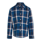 Camicia Teen fantasia check blu