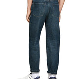 Jeans affusolati teen green cast wash denim scuro