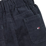 Pantaloni chino neonato in velluto blu