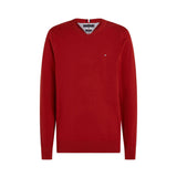 Maglione girocollo 1985 in cotone rosso