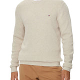 Maglione e nido d'ape beige