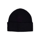 Cappello a coste  logo ricamo nero