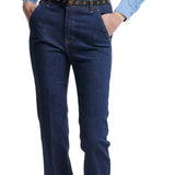 Jeans straight Estia tasca america denim scuro