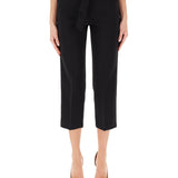 Pantalone chino Taty con cintura nero