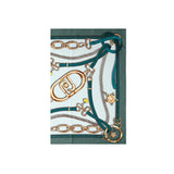 Foulard 120X120 4square dark jade