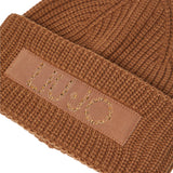 Cappello con logo strass camel