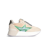 Sneakers dreamy 03 suede/nylon ecrù multi