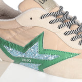 Sneakers dreamy 03 suede/nylon ecrù multi