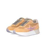 Sneakers dreamy 03 suede/nylon arancio multi