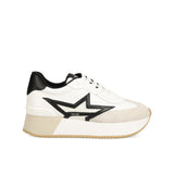 Sneakers dreamy 03 pelle bianco/nero