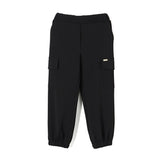 Pantalone cargo in jersey nero