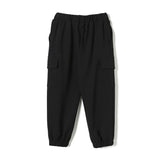 Pantalone cargo in jersey nero