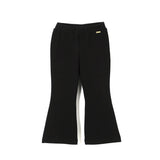 Pantalone zampetta in felpa nero