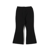 Pantalone zampetta in felpa nero