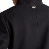 Cappotto panno nero