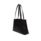 Borsa shopper con foulard nero