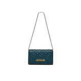 Pochette quilted smeraldo