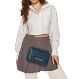 Pochette quilted smeraldo