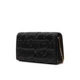 Pochette ricamata nero