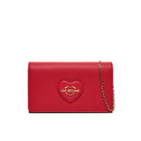 Pochette saffiano rosso