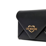 Pochette con cuore nero