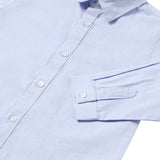 Camicia manica lunga basic celeste