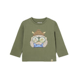 T-shirt manica lunga interattiva verde