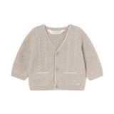 Cardigan tricot beige