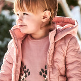 Girocollo jacquard rosa