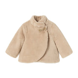 Cappotto invernale fiocco beige