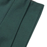 Pantalone a zampa in cotone verde