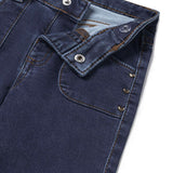 Jeans a zampa blu scuro