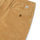 Pantalone jogging velluto beige