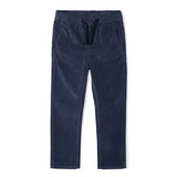 Pantalone jogging velluto blu scuro