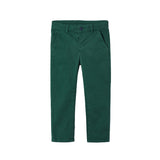 Pantalone chino basic verde bosco