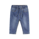 Jeans pull-on stretch blu scuro
