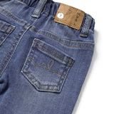 Jeans pull-on stretch blu scuro