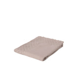 Copertina in maglia con pellicciotto interno beige