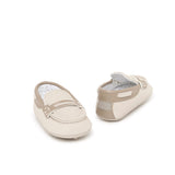 Mocassino neonato beige