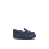 Mocassino neonato blu