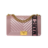 Borsa a tracolla Flat M rosa