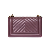 Borsa a tracolla Flat S magenta/oro