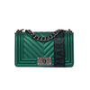 borsa-a-tracolla-flat-s-verde-oro